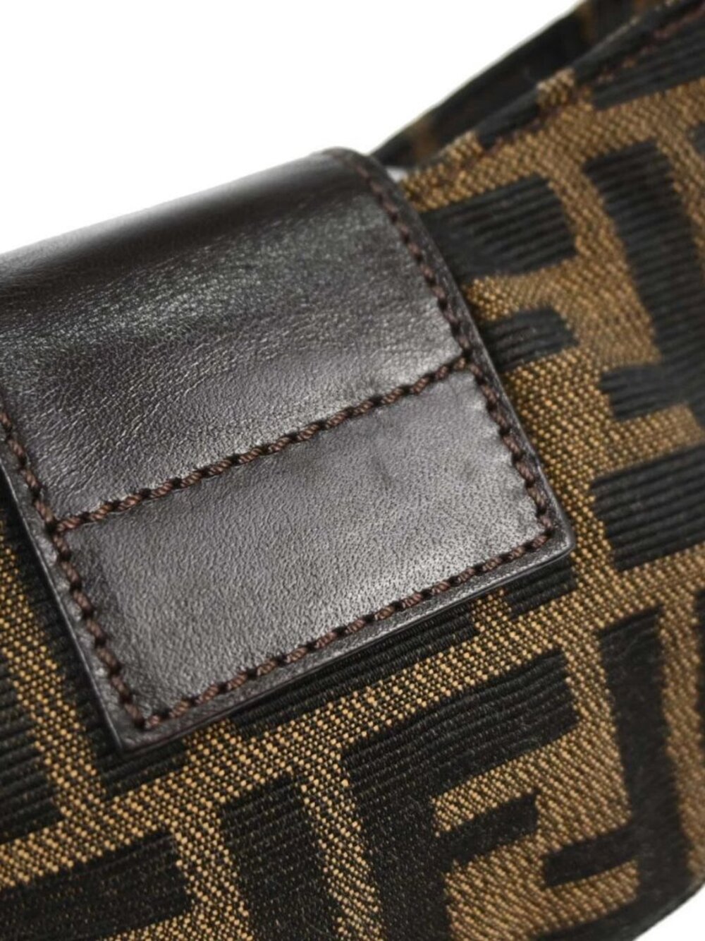 Fendi Brown Zucca Handbag - Picture 4 of 10